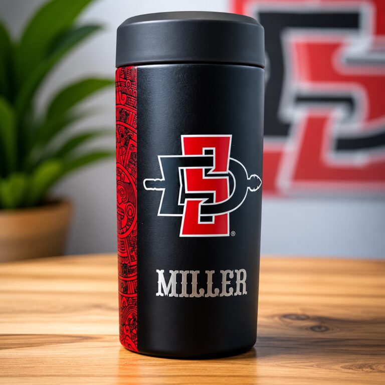 Personalized San Diego State tumbler